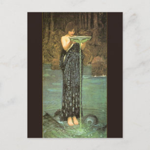Circe Invidiosa - 1892  by John William Waterhouse Briefkaart