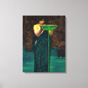 Circe Invidiosa, 1892, ingediend door John William Canvas Afdruk