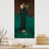 Circe Invidiosa (1892) van John William Waterhouse Poster (Keuken)