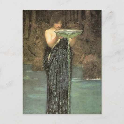 Circe Invidiosa by J W Waterhouse 1892 Briefkaart (Voorkant)