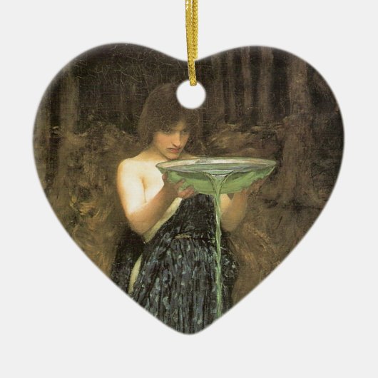 Circe Invidiosa by J W Waterhouse 1892 Keramisch Ornament (Voorkant)