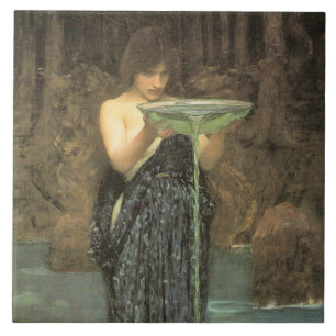 Circe Invidiosa by J W Waterhouse 1892 Tegeltje