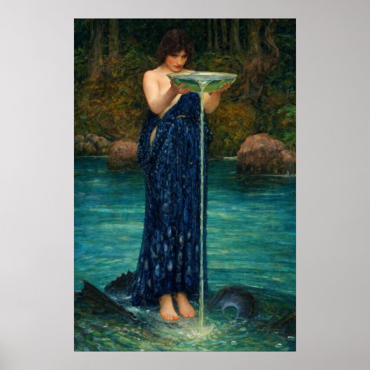 Circe Invidiosa by John William Waterhouse Poster (Voorkant)