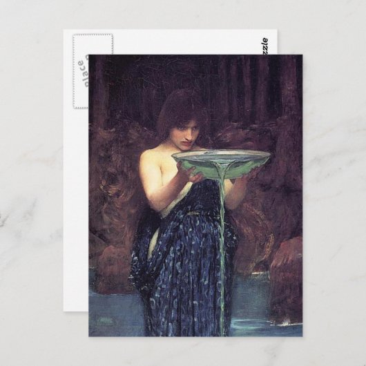 Circe Invidiosa - Circe with a Ponseive Bowl Briefkaart (Voorkant / Achterkant)