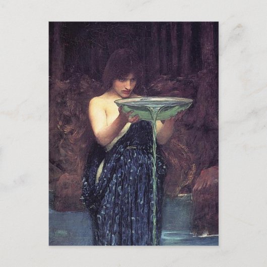 Circe Invidiosa - Circe with a Ponseive Bowl Briefkaart (Voorkant)