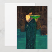 Circe Invidiosa door John William Waterhouse Bedankkaart (Voorkant / Achterkant)