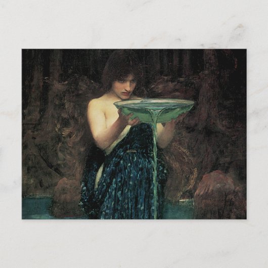 Circe Invidiosa door John William Waterhouse Briefkaart (Voorkant)