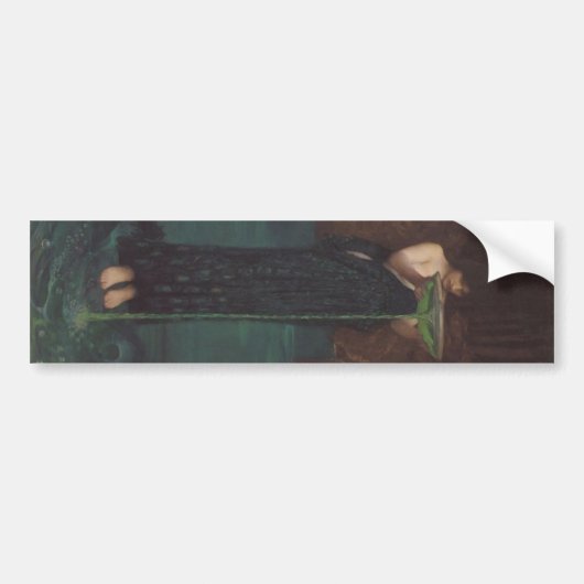 Circe Invidiosa door John William Waterhouse Bumpersticker (Voorkant)