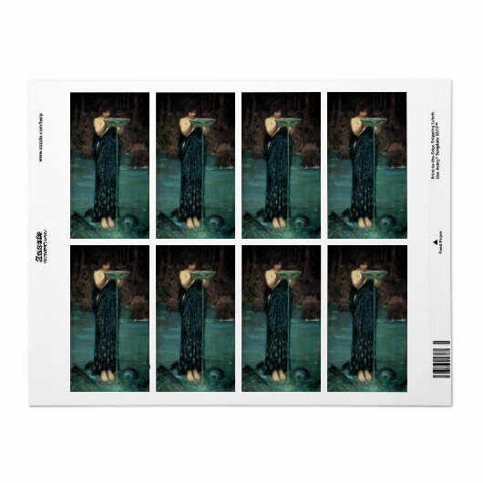 Circe Invidiosa door John William Waterhouse Etiket (Full Sheet)