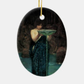 Circe Invidiosa door John William Waterhouse Keramisch Ornament (Achterkant)