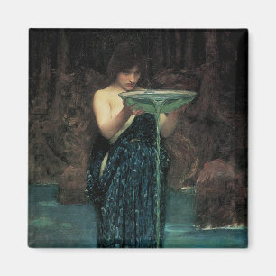 Circe Invidiosa door John William Waterhouse Magneet