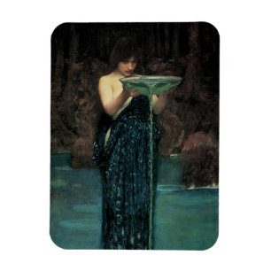 Circe Invidiosa door John William Waterhouse Magneet