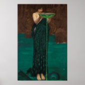 Circe Invidiosa door John William Waterhouse Poster (Voorkant)