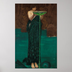 Circe Invidiosa door John William Waterhouse Poster