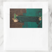 Circe Invidiosa door John William Waterhouse Rechthoekige Sticker (Tas)