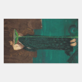 Circe Invidiosa door John William Waterhouse Rechthoekige Sticker
