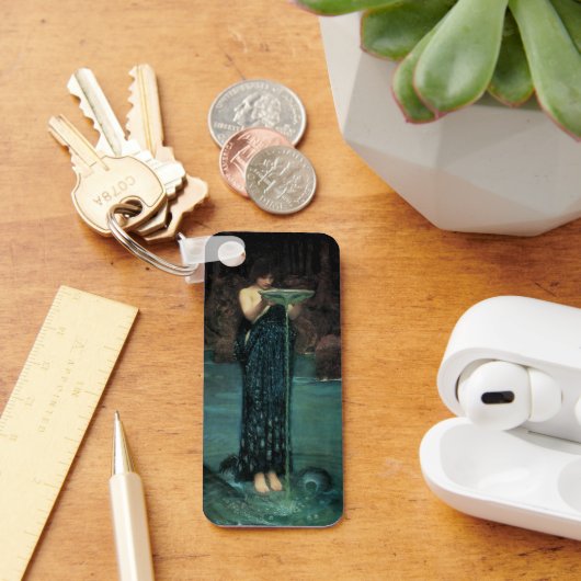 Circe Invidiosa door John William Waterhouse Sleutelhanger (Bureau)