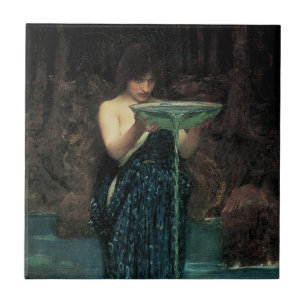 Circe Invidiosa door John William Waterhouse Tegeltje