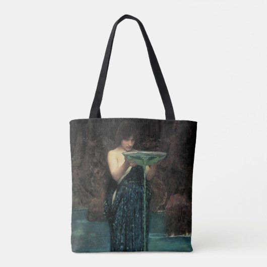 Circe Invidiosa door John William Waterhouse Tote Bag (Achterkant)