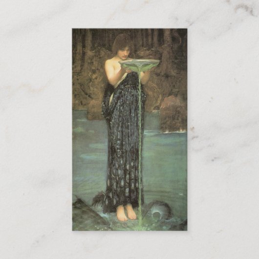 Circe Invidiosa - John William Waterhouse Visitekaartje (Voorkant)