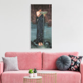 Circe Invidiosa (klassieke Griekse mythologie) Canvas Afdruk (Insitu (Woonkamer))
