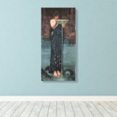 Circe Invidiosa (klassieke Griekse mythologie) Canvas Afdruk (Insitu (Houten vloer))