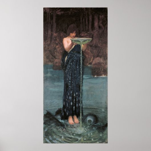 Circe Invidiosa (klassieke Griekse mythologie) Poster (Voorkant)