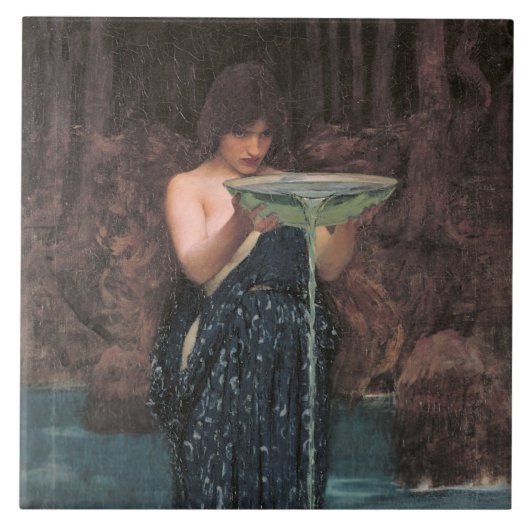 Circe Invidiosa (klassieke Griekse mythologie) Tegeltje (Voorkant)