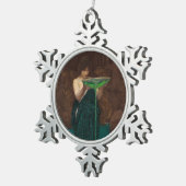 Circe Invidiosa  kunst waterhuis Tin Sneeuwvlok Ornament (Rechts)