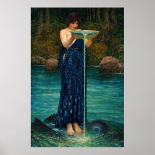 Circe Invidiosa van John William Waterhouse Poster