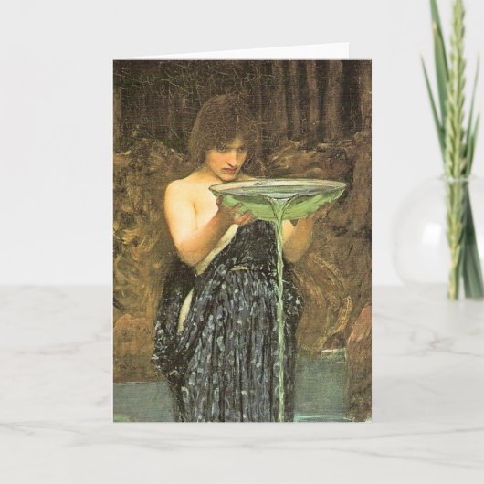 Circe Invidiosa Wenskaart Kaart (Voorkant)