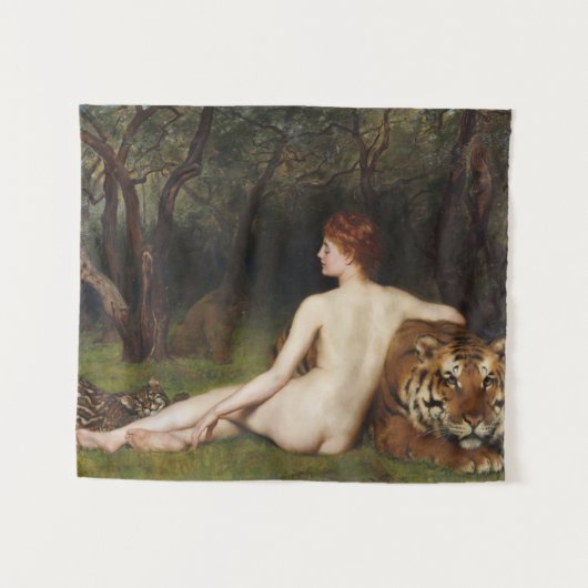 Circe (Magical Seductive Beauty) (by John Collier) Wandkleed (Voorkant (horizontaal))