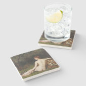 Circe (Magical Sensual Goddess) (by John Collier) Stenen Onderzetter (Zijkant)