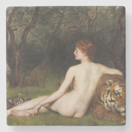 Circe (Magical Sensual Goddess) (by John Collier) Stenen Onderzetter