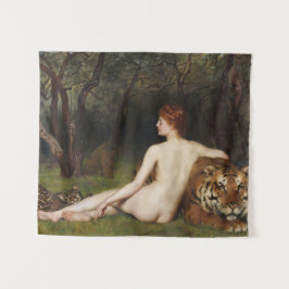 Circe (Magische Verleidelijke Schoonheid) (door Jo Wandkleed