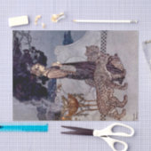 “Circe met luipaarden” door Edmund Dulac Tissuepapier (Craft)