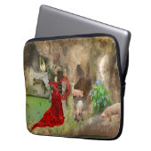 Circe na Quinta da Regaleira Laptop Sleeve (Voorkant Links)