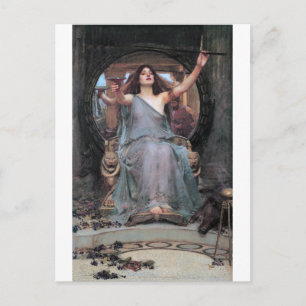 Circe Offer de Cup aan Odysseus, waterhuis Briefkaart