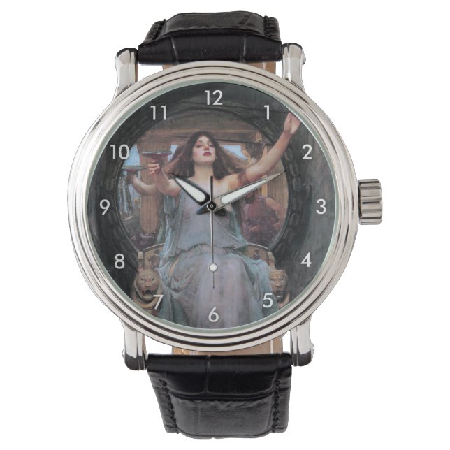 Circe Offer de Cup aan Odysseus, waterhuis Horloge (Voorkant)
