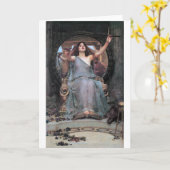 Circe Offer de Cup aan Odysseus, waterhuis Kaart (Gele Bloem)