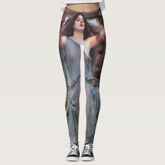 Circe Offer de Cup aan Odysseus, waterhuis Leggings (Voorkant)