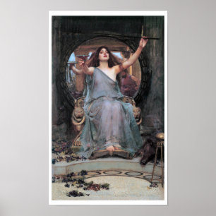 Circe Offer de Cup aan Odysseus, waterhuis Poster