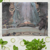 Circe Offer de Cup aan Odysseus, waterhuis Theedoek (Gevouwen)