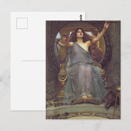 Circe Offering the Cup John William Waterhouse Briefkaart (Voorkant / Achterkant)