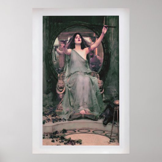 Circe Offering the Cup to Ulysses by John William Poster (Voorkant)