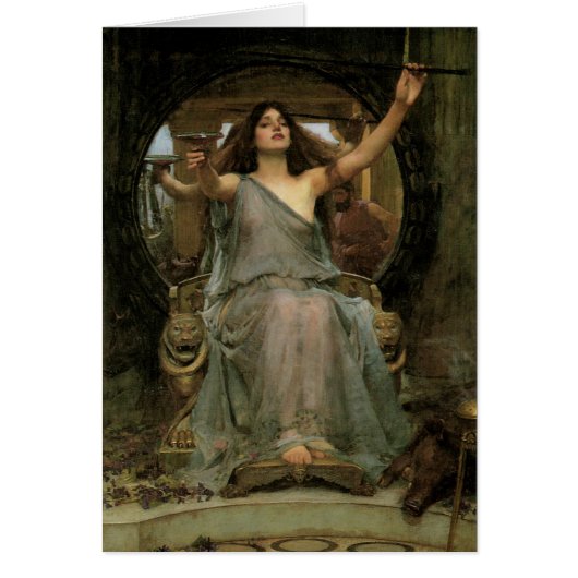 Circe Offering the Cup to Ulysses by JW Waterhouse (Voorkant)