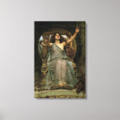 Circe Offering the Cup to Ulysses by JW Waterhouse Canvas Afdruk (Voorkant)