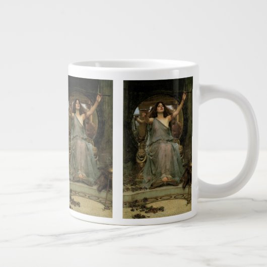 Circe Offering the Cup to Ulysses by JW Waterhouse Grote Koffiekop (Rechts)