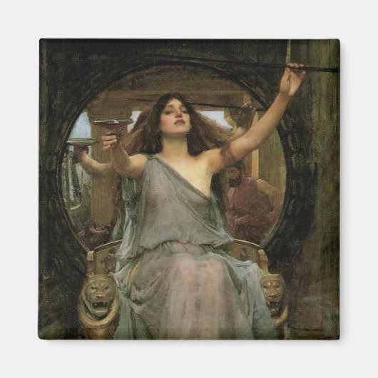 Circe Offering the Cup to Ulysses by JW Waterhouse Magneet (Voorkant)