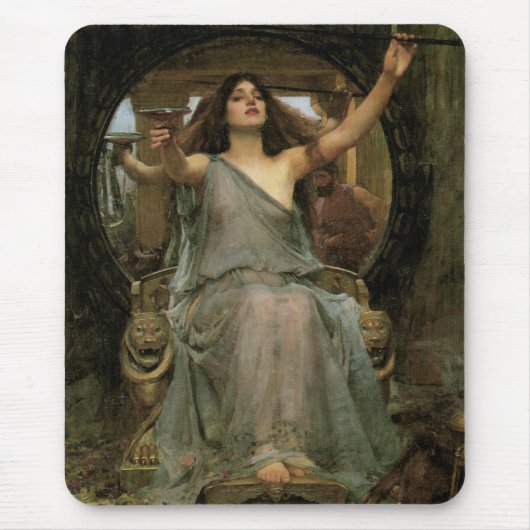 Circe Offering the Cup to Ulysses by JW Waterhouse Muismat (Voorkant)